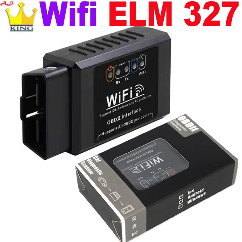 

OBD2 WIFI ELM327 V 1.5 Scanner for iPhone IOS /Android Auto OBDII OBD 2 ODB II ELM 327 V1.5 WI-FI Code Reader Diagnostic Tool