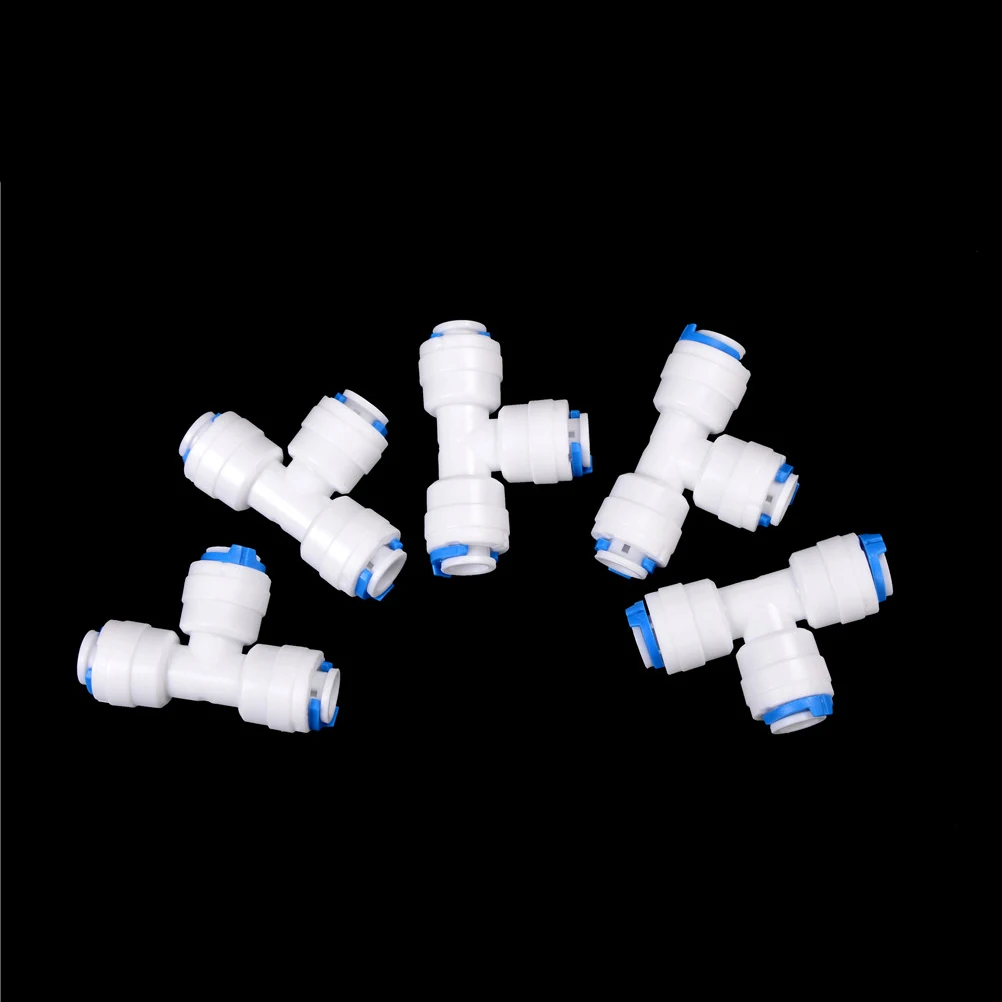 

5pcs 1/4" Male Thread - 1/4" OD Tube RO Water Purifier Reverse Osmosis Aquarium System Connector