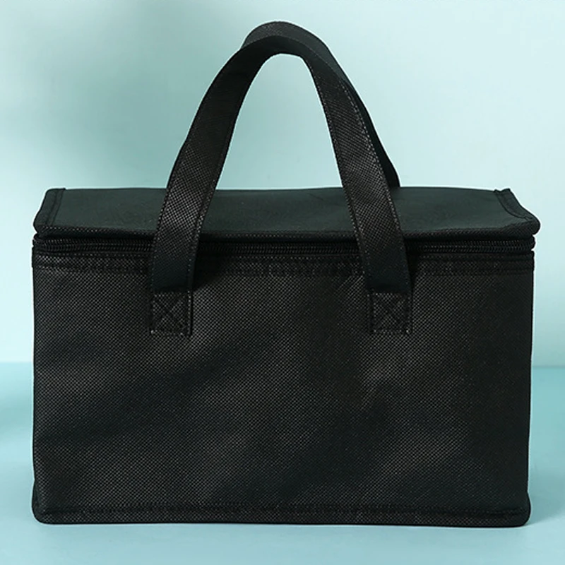 Portable Thermal Insulated Cooler Box Large Outdoor Camping Lunch Bento Bags Trips BBQ Meal Drink Zip Pack Picnic Supplies