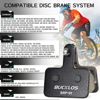 BUCKLOS Resin Disc Brake Pad For SHIMANO B01S Wear-resistant Hydraulic Brake Pads MTB Brake Pads for B03S B05S Cycling Parts 2