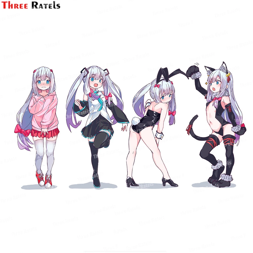 

Three Ratels H879 Rem Re Zero Kara Hajimeru Isekai Seikatsu автомобильные наклейки стикеры аниме наклейки для украшения