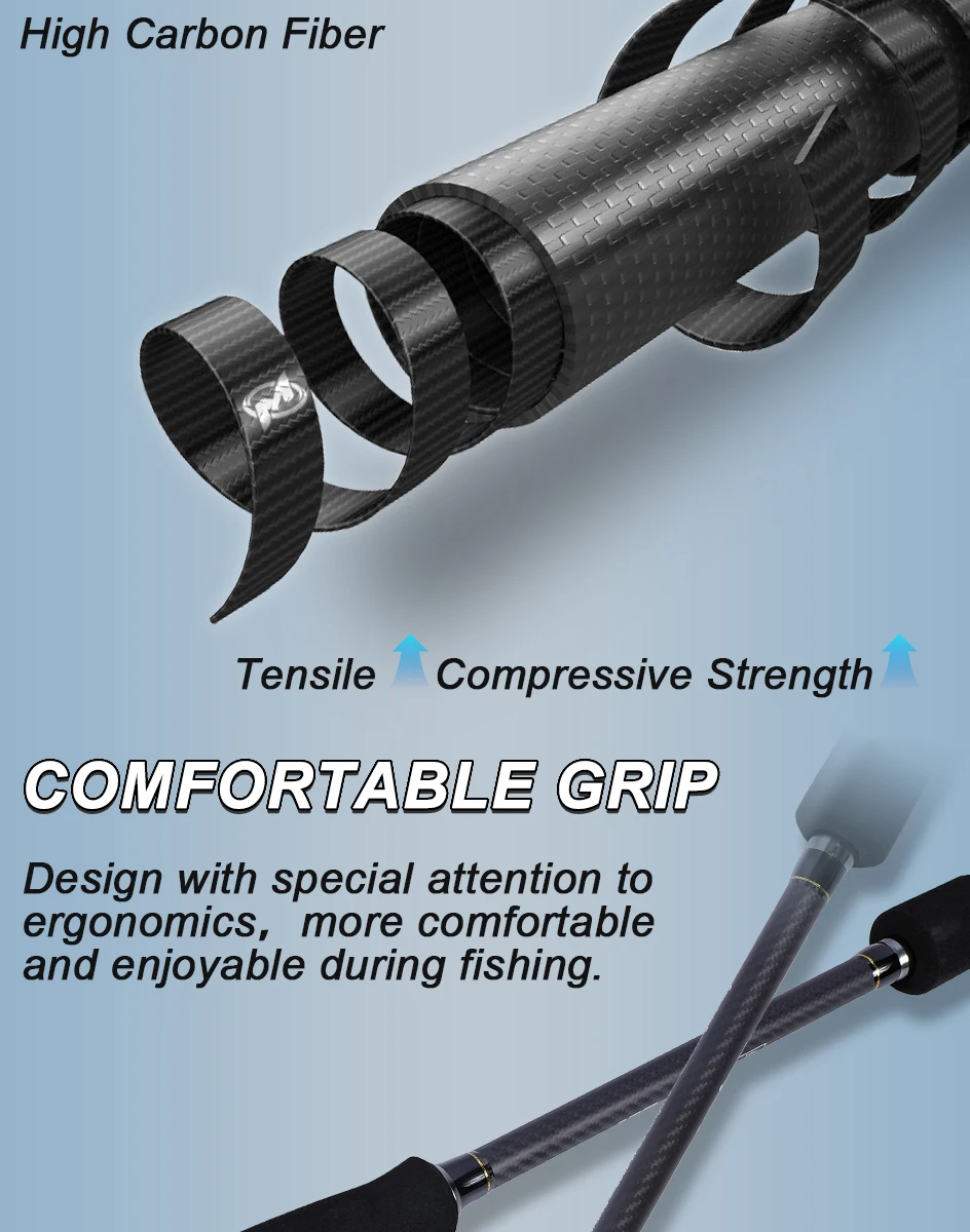 MIFINE JIG TRAINING Spinnrute CW3-14g/5-21G/ 7-28g/10-42g/12-56g/20-85g Zander Pike Bass Angelrute Schnelle Hohl Spitze Köder Stange – Detail 5