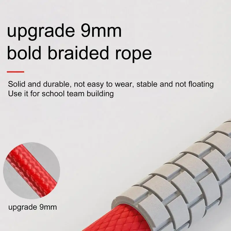 Group Skipping Rope Long Anti-Slip Handle for Double Unders Children Students Speed