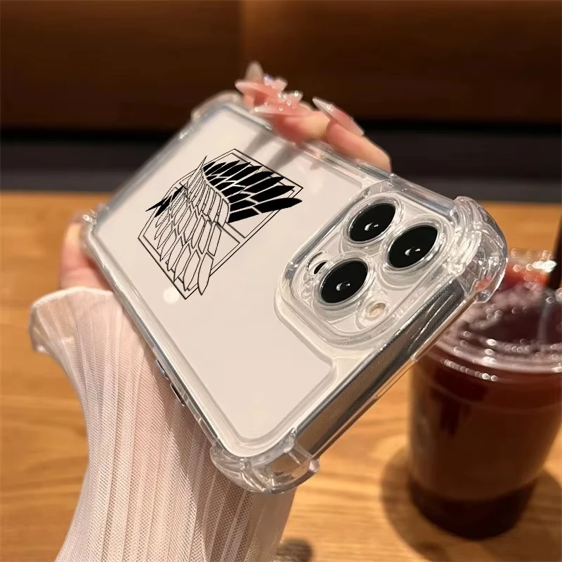 Anime Attack On Titan Shockproof Phone Case - Soft and Durable Cover with Hot Design
