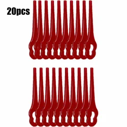 20pcs 68888Plastic Blades Grass Trimmer 588888Replacement Knives For IKRA HURRICANE HATI 18 Li Battery Lawn Trimmer Garden Tool