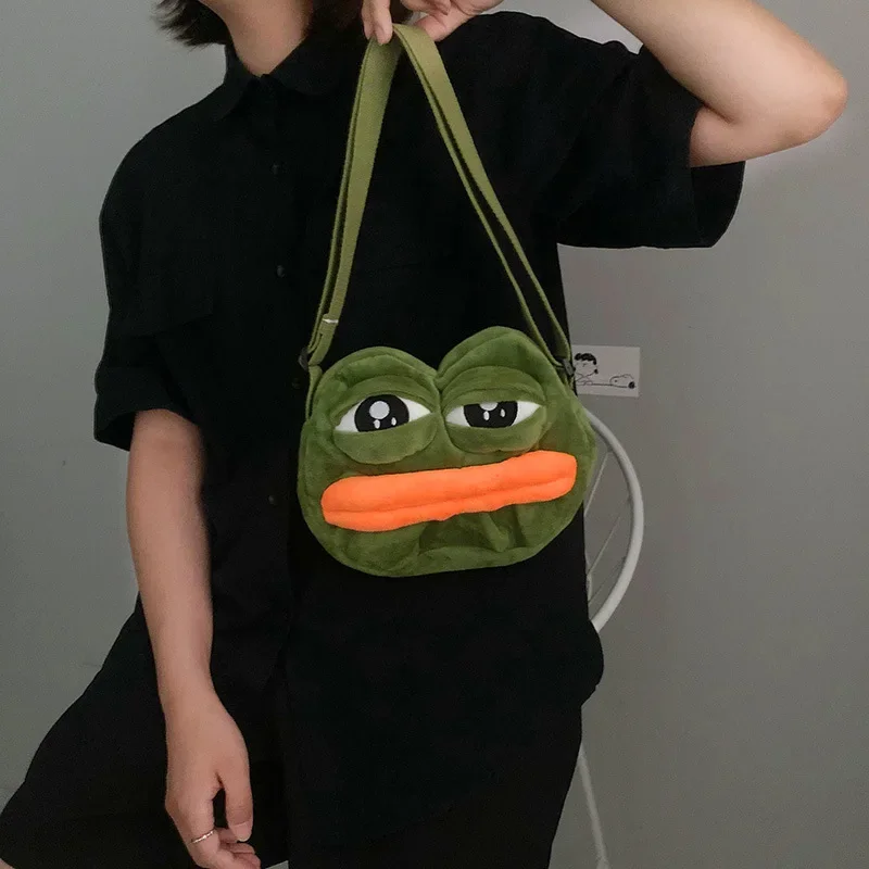 Bag Accessories Leather Handbag Women Handbags Crossbody Bags Women cute funny small shoulder bag female new personality fashion plush messenger bag cartoon cute frog