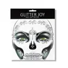1Pc Face Jewel Makeup Sticker For Carnival Halloween Festival Skull Bone Dressing With Teeth Party Night Club Makeup Body Art 3