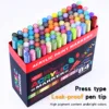 36/60/84/120-Color Acrylic Paint Marker Pen Sets - Ideal for Artists. Use on Rock Painting, Glass, Ceramic, Fabric, DIY Cards. 2