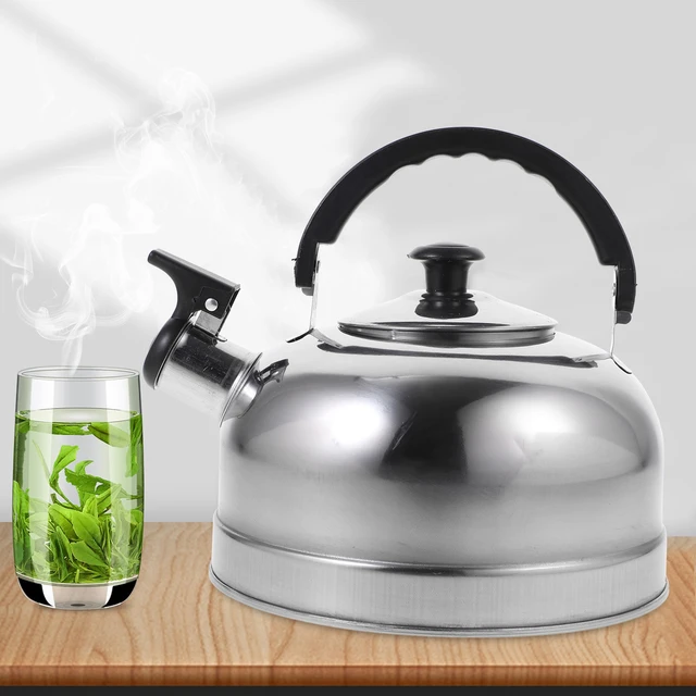 Kettle Tea Teapot Water Whistling Pot Stovetop Stove Steel Stainless  Boiling Coffee Teakettle Induction Hot Kettles