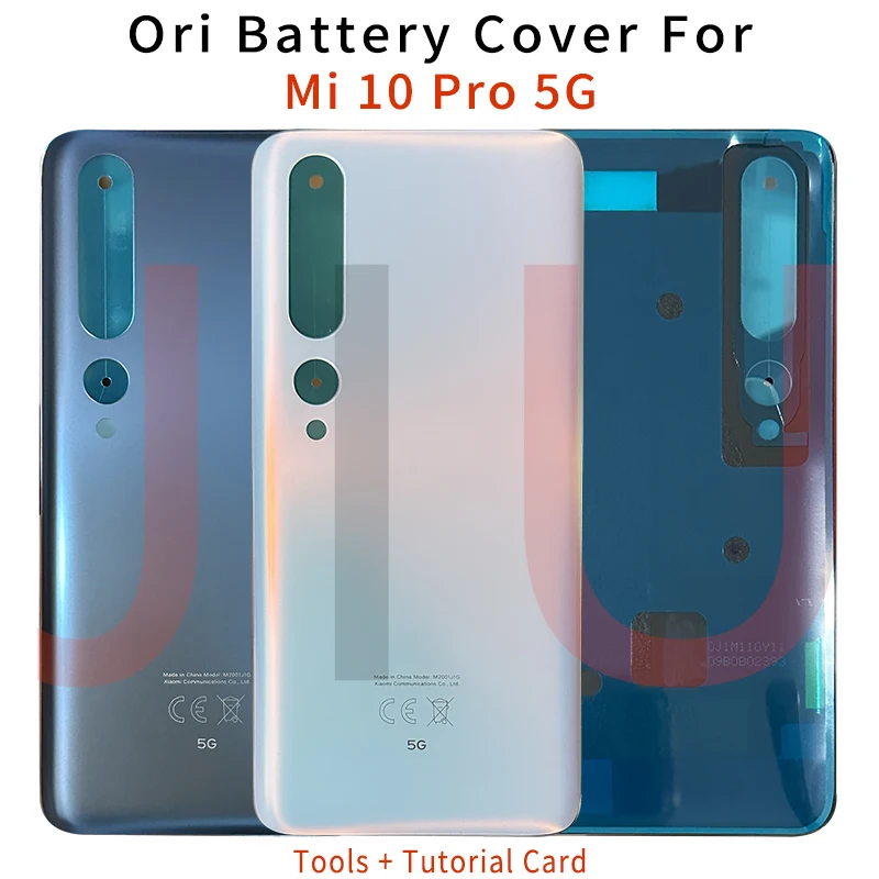 

Original For Xiaomi Mi 10 Pro 5G Battery Cover Back Glass Housing With Adhesiv Replacement Housingcase M2001J1G