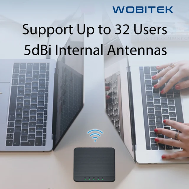 다양한 용도로 활용 가능한 WOBITEK 4G LTE 인터넷 라우터