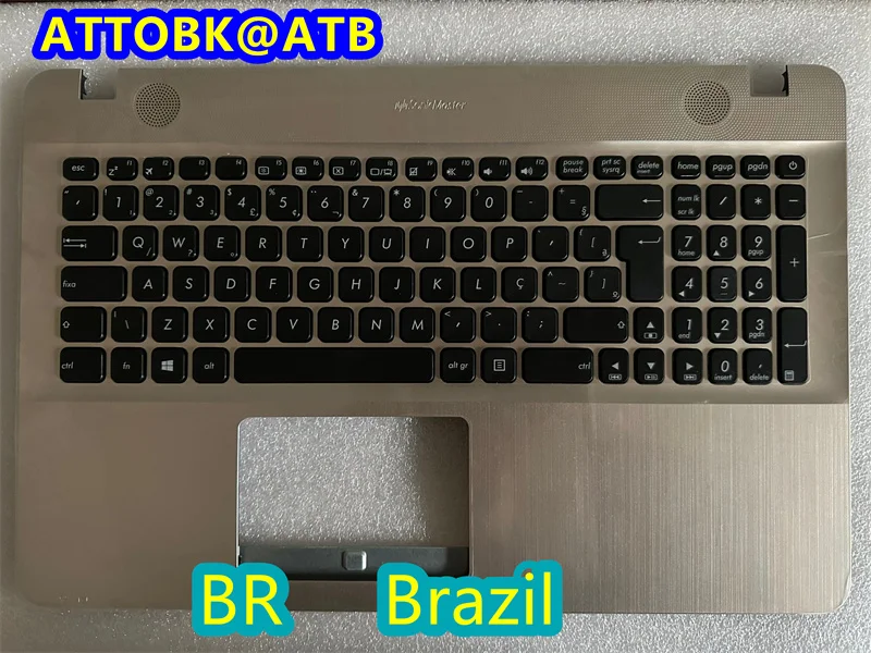 Teclado com Moldura para Palmrest para Asus sp la ru br us X541 X541u X541ua X541uv X541s X541sc X541sa X541uj R541u R541 X541l X541s - Imagem 5