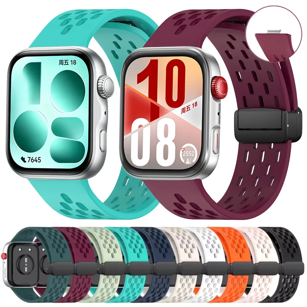 Magnetic Silicone Sports Strap - Breathable Band Accessory