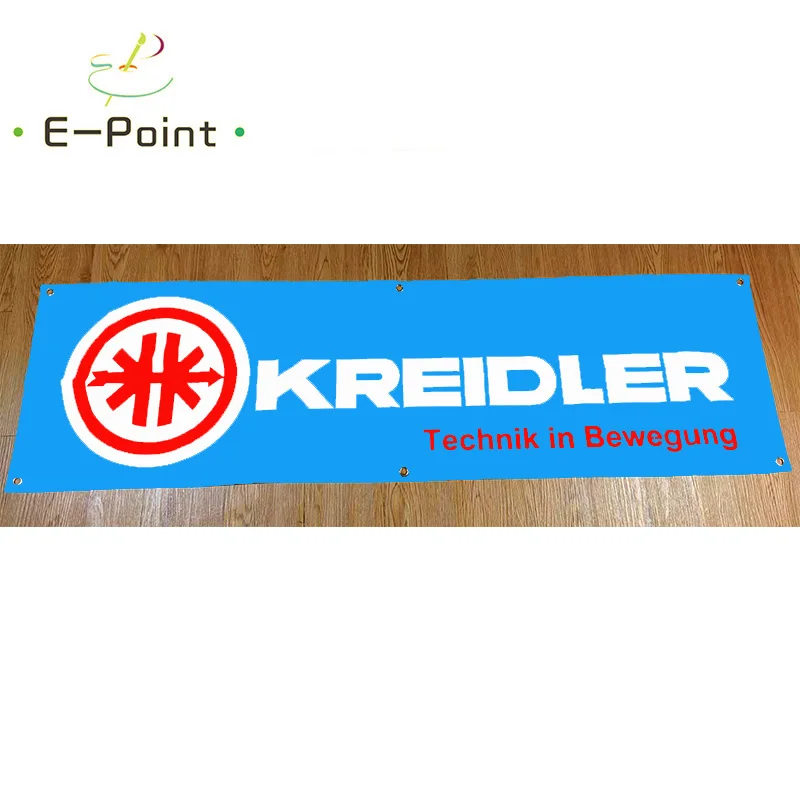

130GSM 150D материал Kreidler синий Баннер 1, 5 футов * 5 футов (45*150 см) размер для дома флаг внутренний и наружный Декор yhx220
