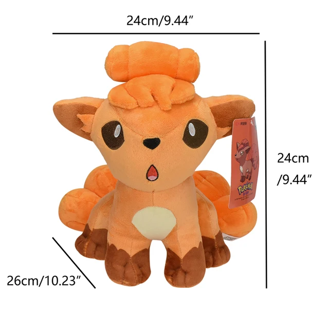 Vulpix Pokemon Plush Toys Alolan Vulpix Ninetales Doll Cute Anime Ice Vulpix Plush Soft Stuffed Animal Toys Doll Christmas Gifts 6
