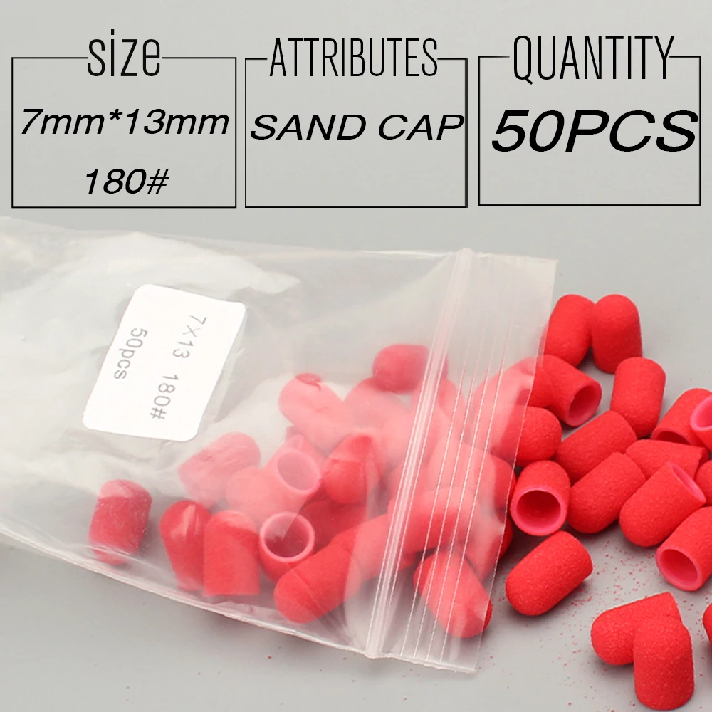 Nail Sanding Bands 50PCS For Electric Manicure Machine 3 Types Grit