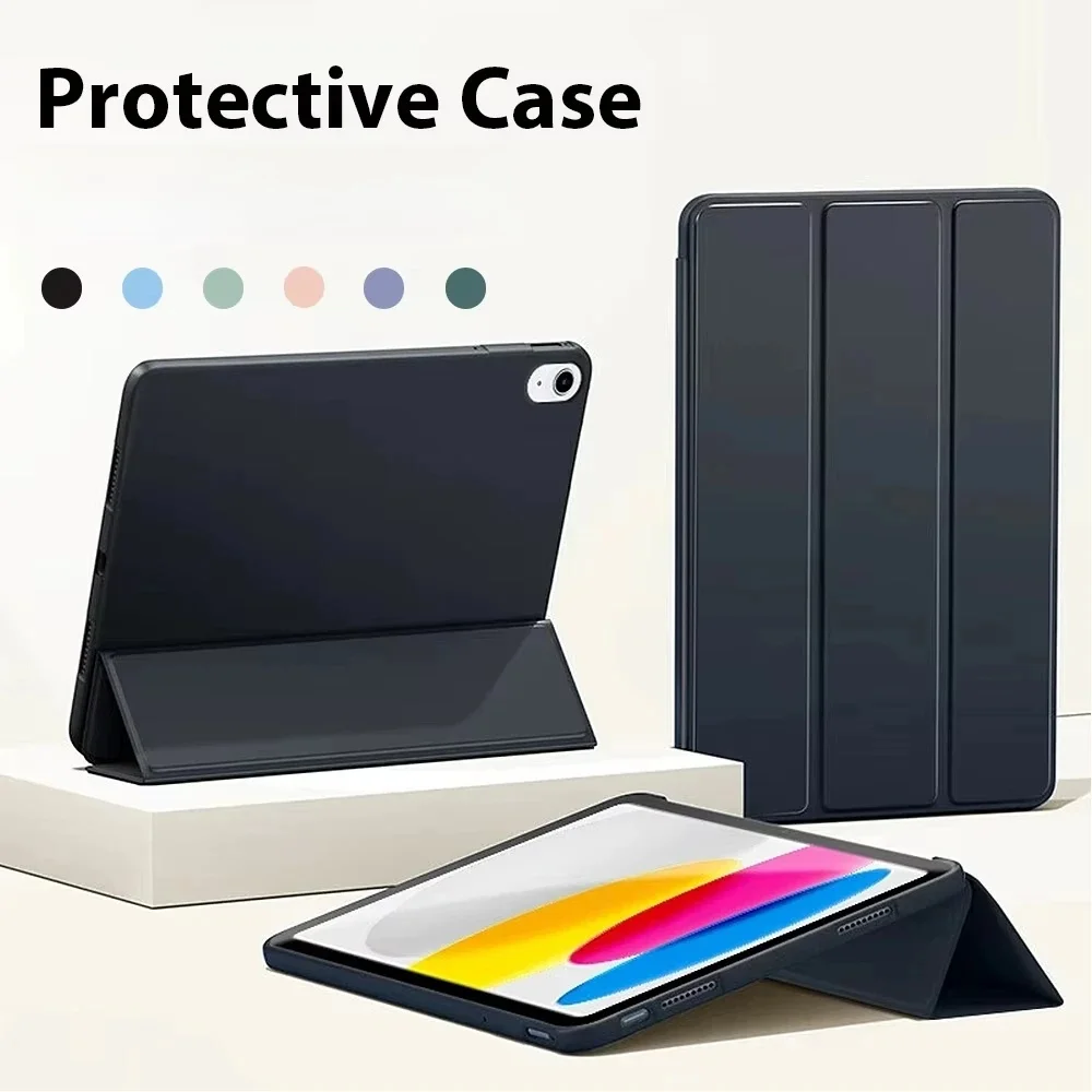 Premium Tri-fold Leather Tablet Case - Universal Fit