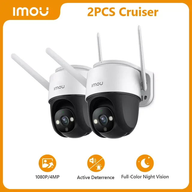 IMOU– caméra de Surveillance extérieure ip Wifi 2C 4MP 2MP, dispositif de  sécurité sans fil, avec suivi automatique, ia, détection humaine -  AliExpress