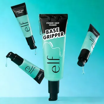Prodotti per la Cura della Pelle ELF Gel Pre-Trucco Primer Verde 75ml Esfoliante Purificante Spray Fissante per il Trucco Fondotinta Liquido Tonalità Chiara 0.5