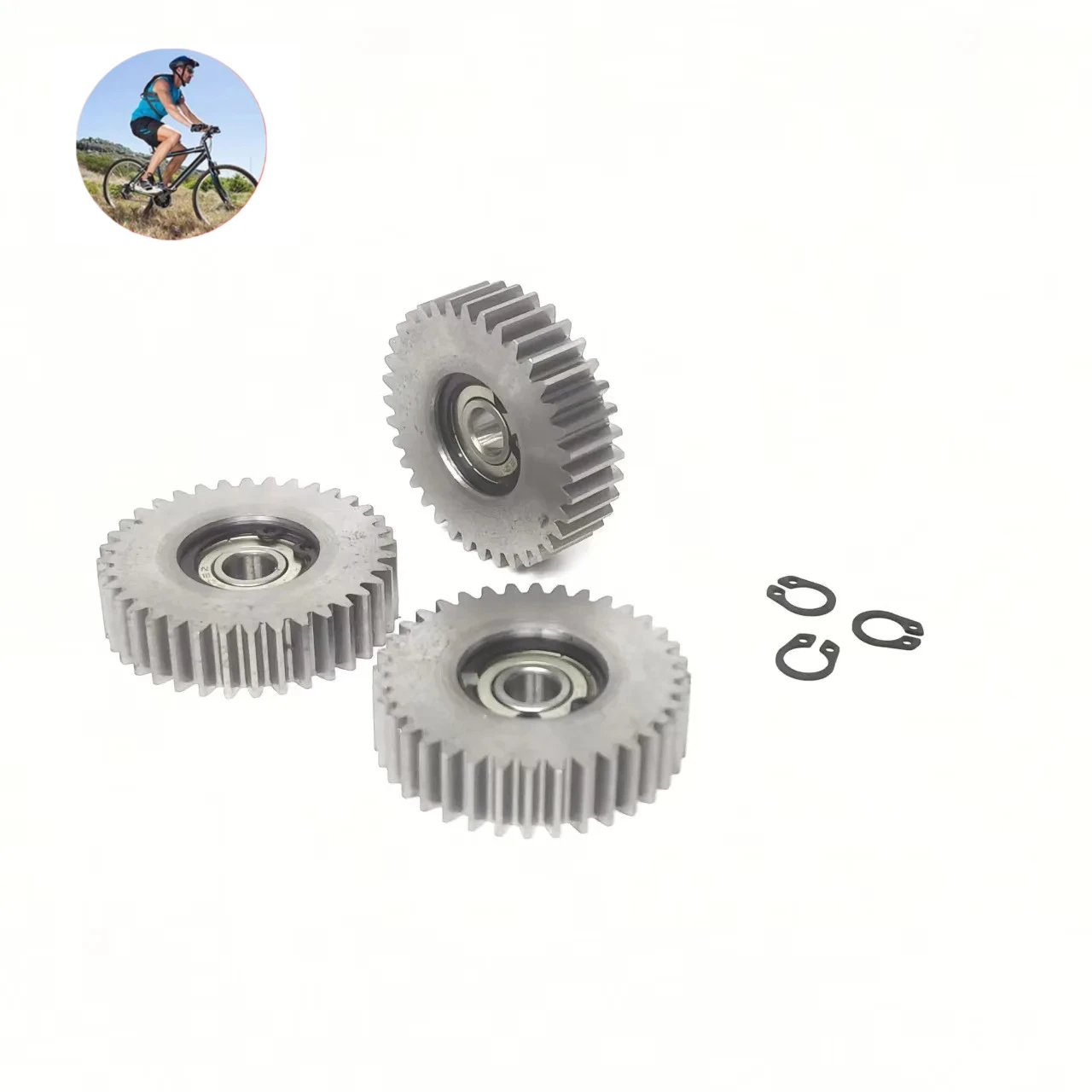 Engranaje planetario para bicicleta eléctrica 38,5x11 mm 36T dient de nailon de acero