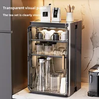 Dustproof cup storage rack, desktop tea cup holder, water cup holder, tea set storage box, coffee mug holder, water cup holder 2