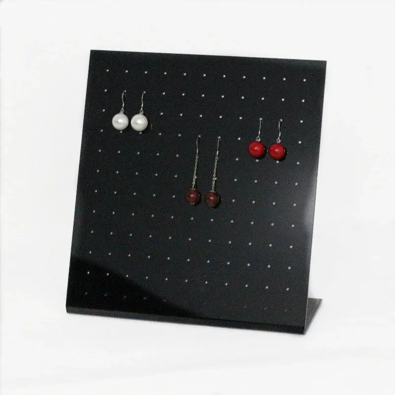114 /64pairs Earrings Ear Studs Board Jewelry Packaging Display Organizer Rack Acrylic Ear Bone Stud Pendulum Shows