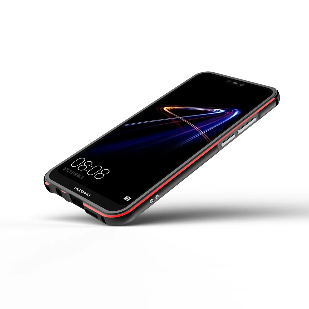 Dropshipping Dual Colors Aluminum Metal Bumper For Huawei P20 Pro P20Lite P20Pro Lite Nova 3e Cover CASE Carmera+Frame Protector