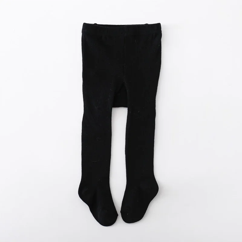 Infant Baby Girls Tights Knitted Stockings Girls Cotton Soft Newborn Leggings Casual White Black Pantyhose 0-2Years Old knit tights,girls pantyhose,children stockings