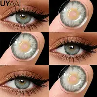 Lentilles de contact colorées UYAAI Siri Green, lentilles de maquillage PATTAYA Green, lentilles de beauté pour les pupilles, lentilles colorées cosmétiques, lentilles Colorcon Green 4