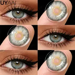 Natural Brown Beauty Lenses - Korean Style Fashion (Siri Green)