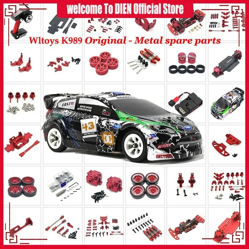 Juego De 4 Neumáticos De Goma Con Llantas De Metal Para Coches RC 1/28 - Compatible Con K969, K989, Mini-Z, Mini-Q Y Otros Modelos - 24 Mm De Diámetro Exterior - Piezas De Actualización
