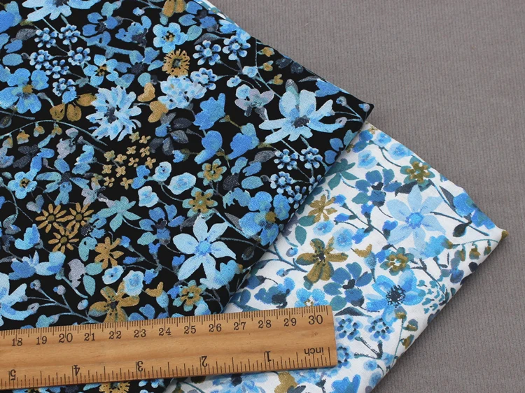Cotton Fabric Small Floral Print Dressmaking 140x50cm cotton fabric