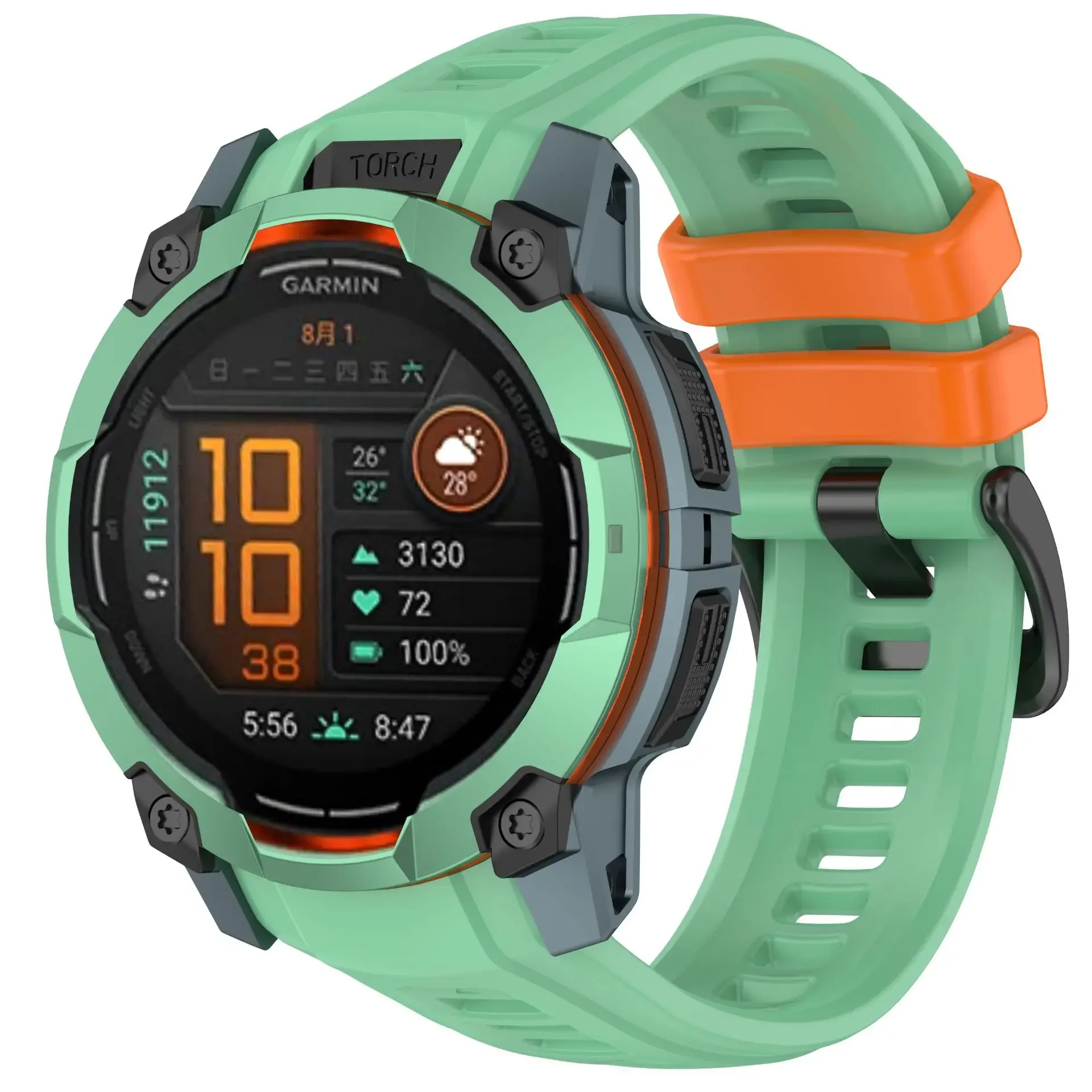 Durable Silicone Smart Watch Band Bracelet - 22mm/26mm Strap Accessory