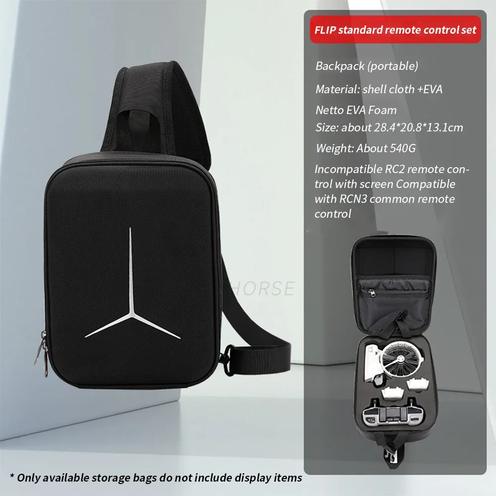 For DJI Flip/RC N3 Storage Bag Shoulder Bag Travel Outdoors Portable Carrying Case Handbag For DJI Flip Drone Accessories drone storage bag