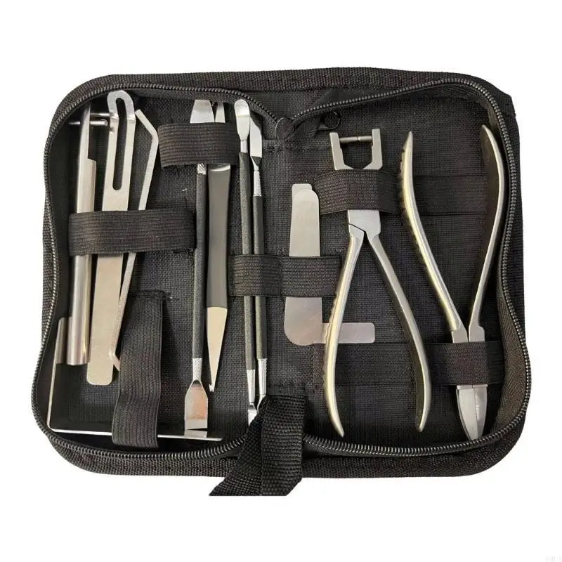 Holzblasinstrument-Reparatur-Set, Schlüssel-Einstellschlüssel und Federzange, Saxophon-Zubehör für Musiker – Detail 1