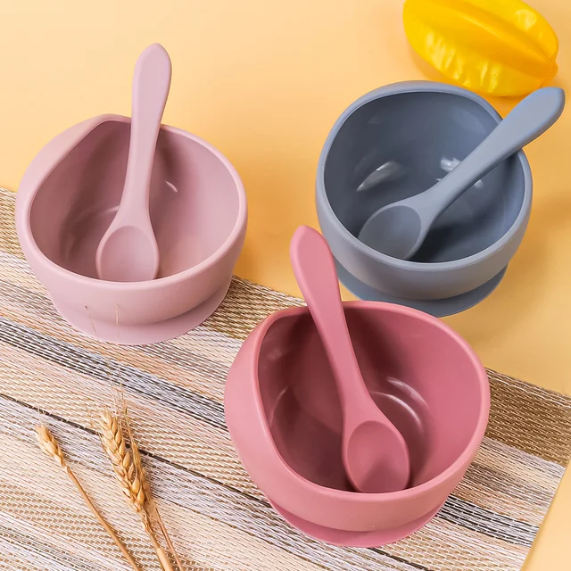 Silicone Baby Feeding Bowls 1