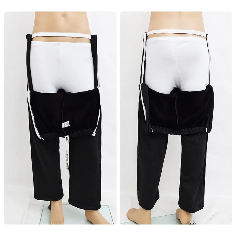 Easy-Wear Dual-Zip Care Pants for Elderly Orthopedic Patients Post-Op Paralysis & Limited Mobility Spring/Fall Collection