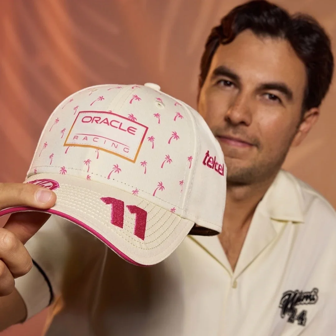 Checo Перес Майами GP 2024 Кепка головной убор бейсболка F1 Team Hat Max Verstappen Майами Кепка GP Fan Trucker Cap Formula One аксессуары