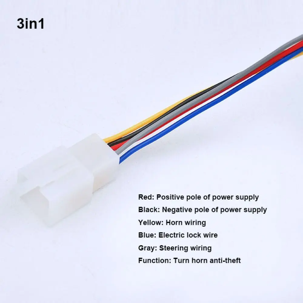 Description Picture 5 of itemTricycle Horn 48V/60V 3 In 1/4 In 1 Buzzer Steering E-bike Anti-theft Reversing Voice Horn E-bike Buzzer Electric Bike Accessory