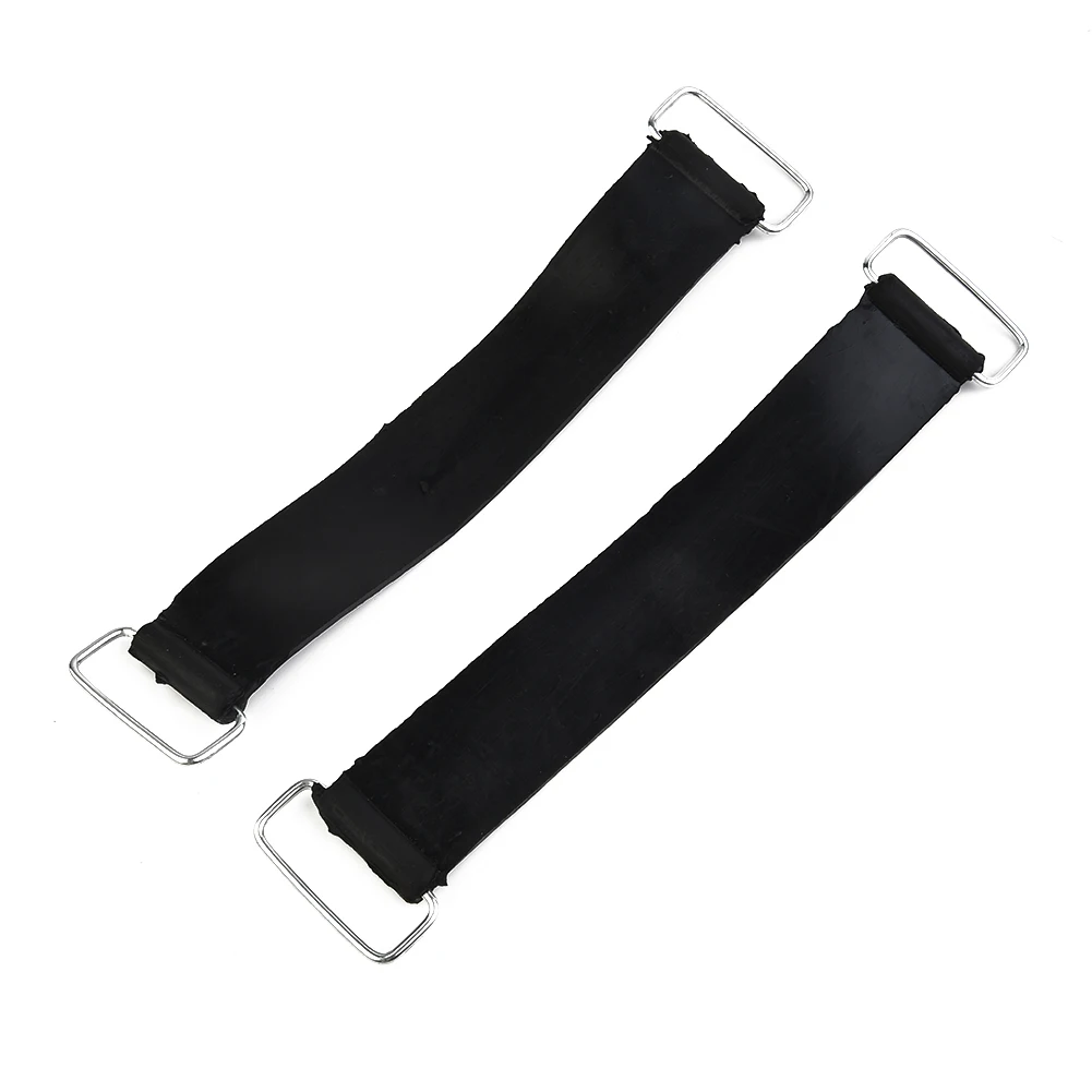 2PCS Rubber Belts 18-23cm Rubber Band+metal Buckle Motorcycle Battery Strap Elastic Bandage Holder Belt For Honda-Yamaha motorcycle battery strap