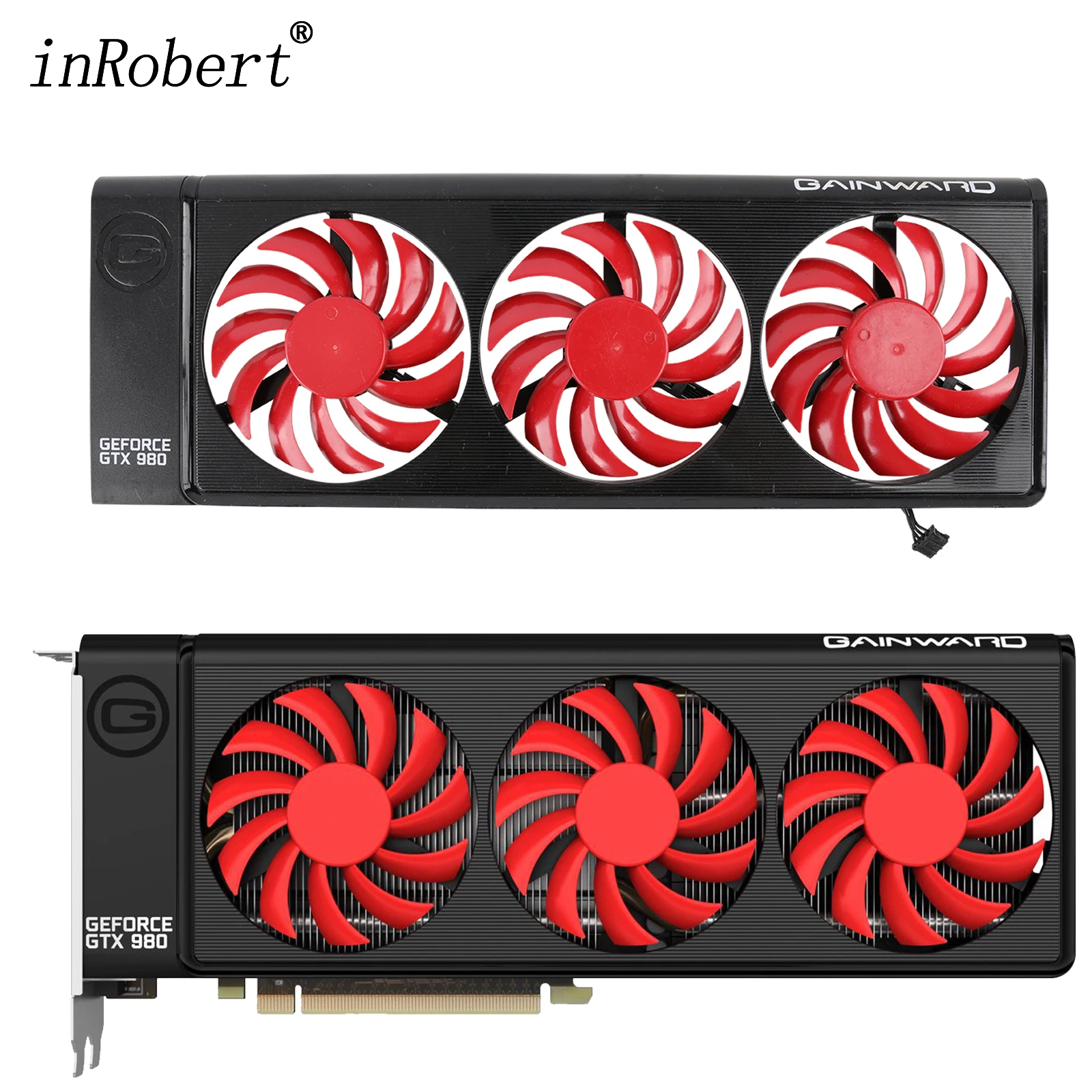 Sostituzione Della Ventola Della Scheda Video Gtx980 Per La Ventola Di Raffreddamento Della Scheda Grafica Gainward Geforce Gtx 980 Con Custodia