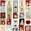 10/30/50PCS Cartoon Spring Day Japanese Style Graffiti Stickers Kawaii DIY Travel Luggage Guitar Fridge Laptop Sticker Kid Decal 5