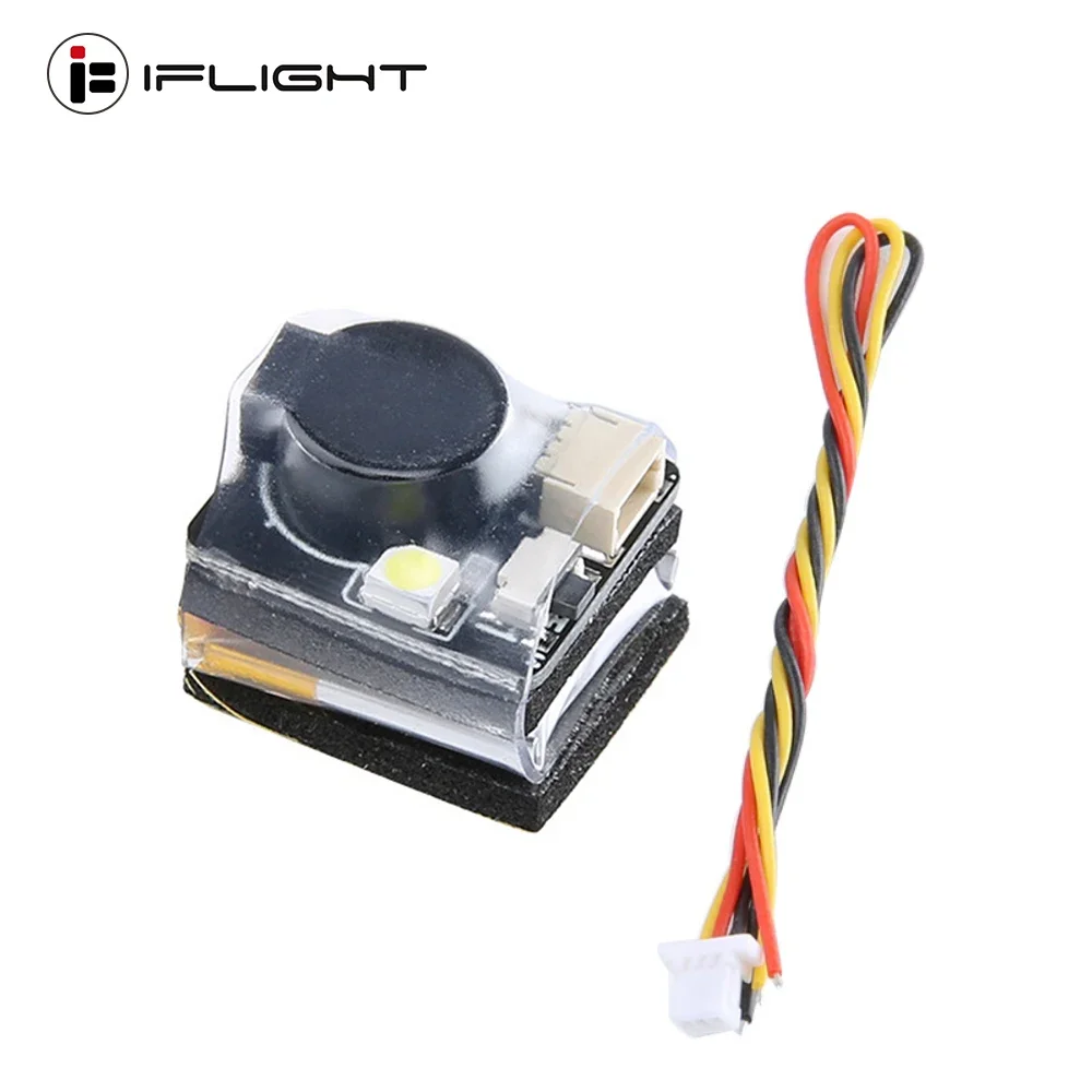 

IFlight yr50b _ s Finder Buzzer 100 дБ кольцо BB светодиодный Будильник децибел программируемый BF F7 для FPV квадрокоптера и радиоуправляемого самолета