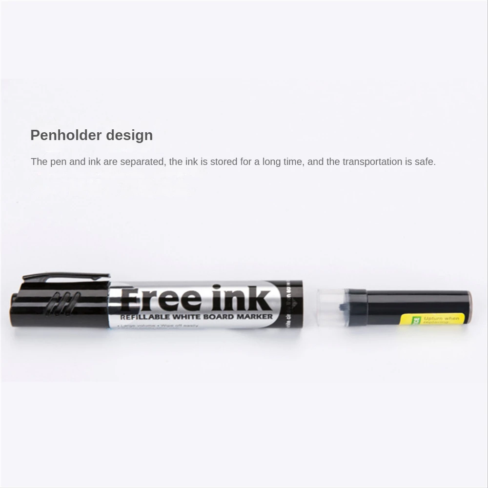 Erasable Whiteboard Marker Set Pen Dry-Erase Sign 10pcs 24pcs Ink Refillable Office School Supplies Student Gift