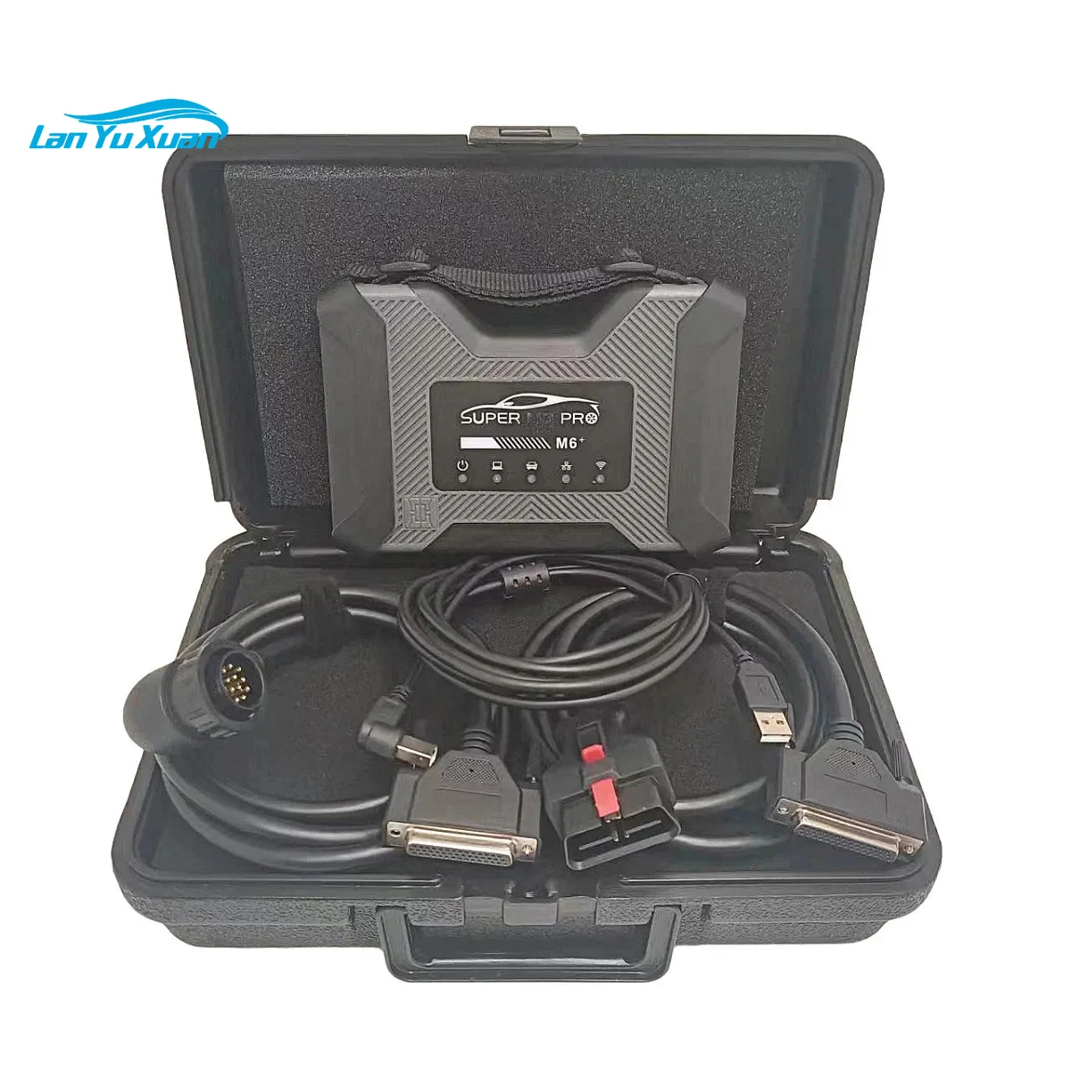 

For OEM Super PRO M6 DoIP VCI WiFi Update Power Star C4 C6 Diagnostic adapter toolkit Full Function is OEM for MB car