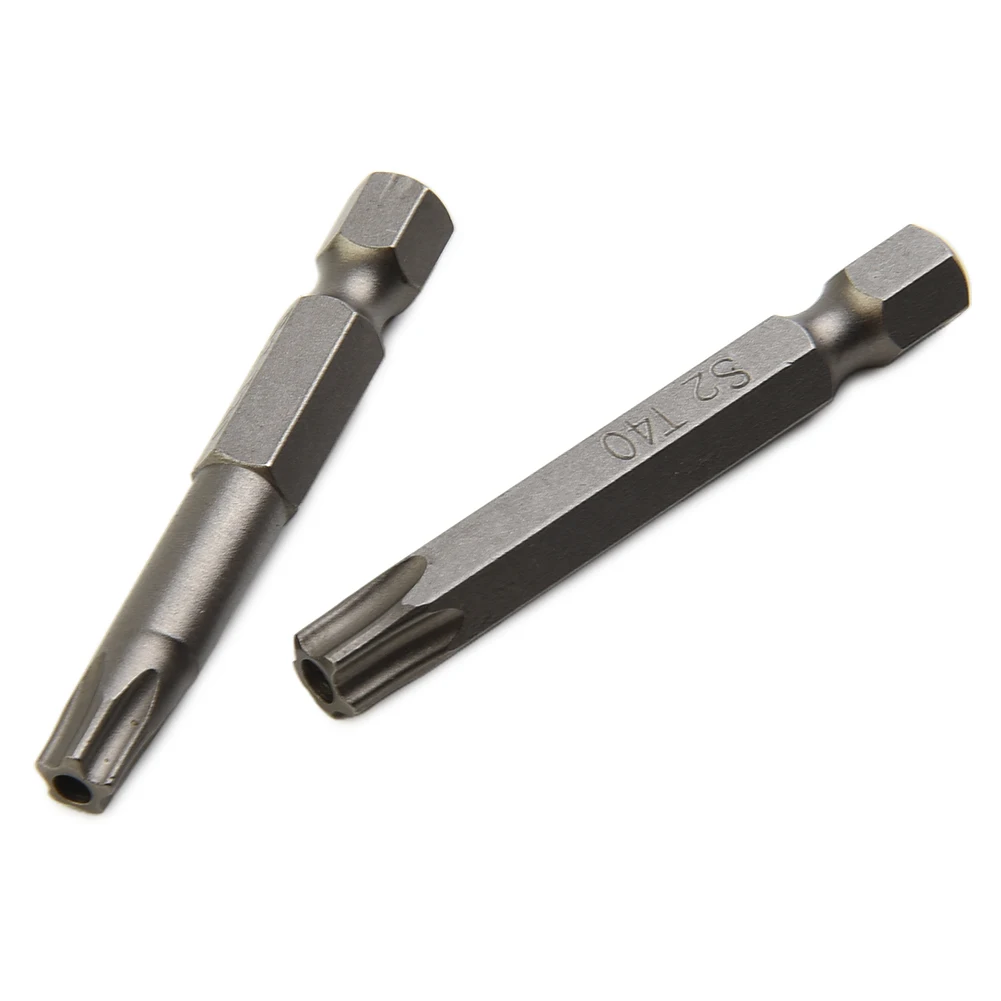 

1set 1/4 Hex Shank Screwdriver Bit 50mm Five Star Magnetic Bits Replacement Multifunctional T10-T40 Alloy Steel Hand Tools