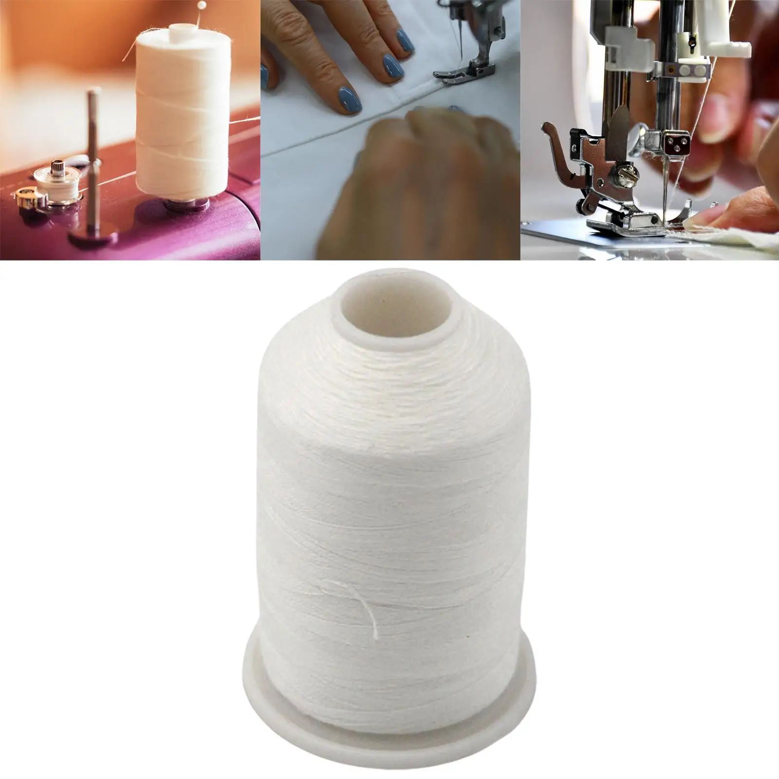 Heavy Duty Polyester Cotton Sewing Thread Spool Quilting Threads for Sewing  Machine Packaging Line Bags Stitcher Closer