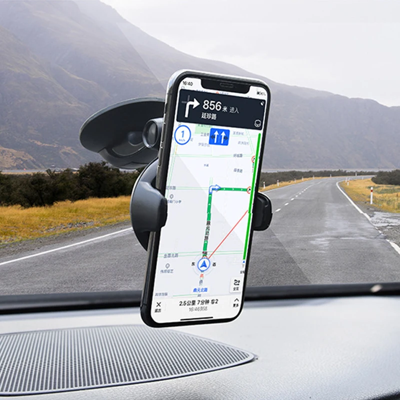 Universal Mobile Car Phone Holder for Phone In Car Holder Windshield Cell Stand Support Smartphone Voiture Mobile Phone Holder - 2