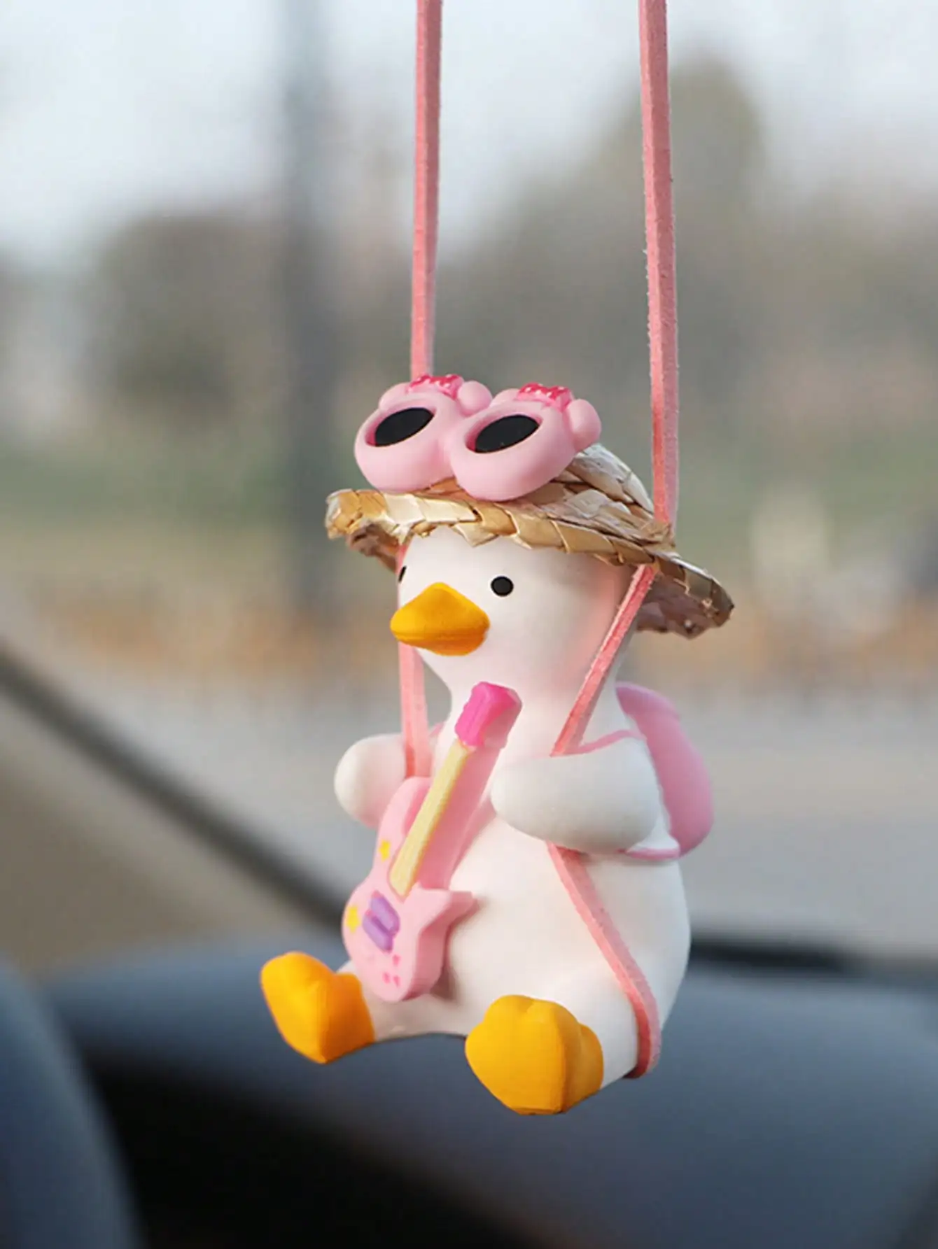Adorno colgante de pato oscilante para coche accesorio bonito para adorno-colgante-de-pato-oscilante-para-coche-accesorio-bonito-para