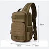 Tactical Climbing Chest Bag Backpack Accessories Lure Outdoor Fishing Camping Hiking Bag with Rod Holder Men Molle Fanny Pack 6